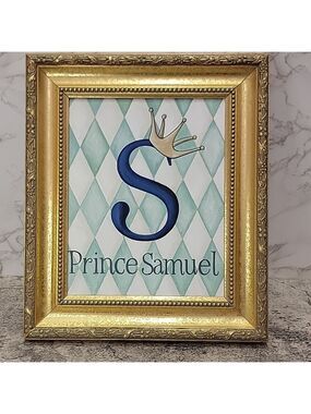 Magnificent Prince Samuel framed painting